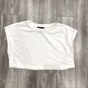 Urban planet white crop top shirt